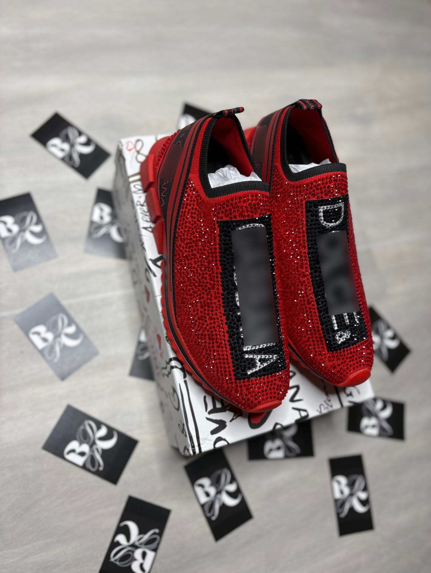 (RED) Rhinestone G&D
