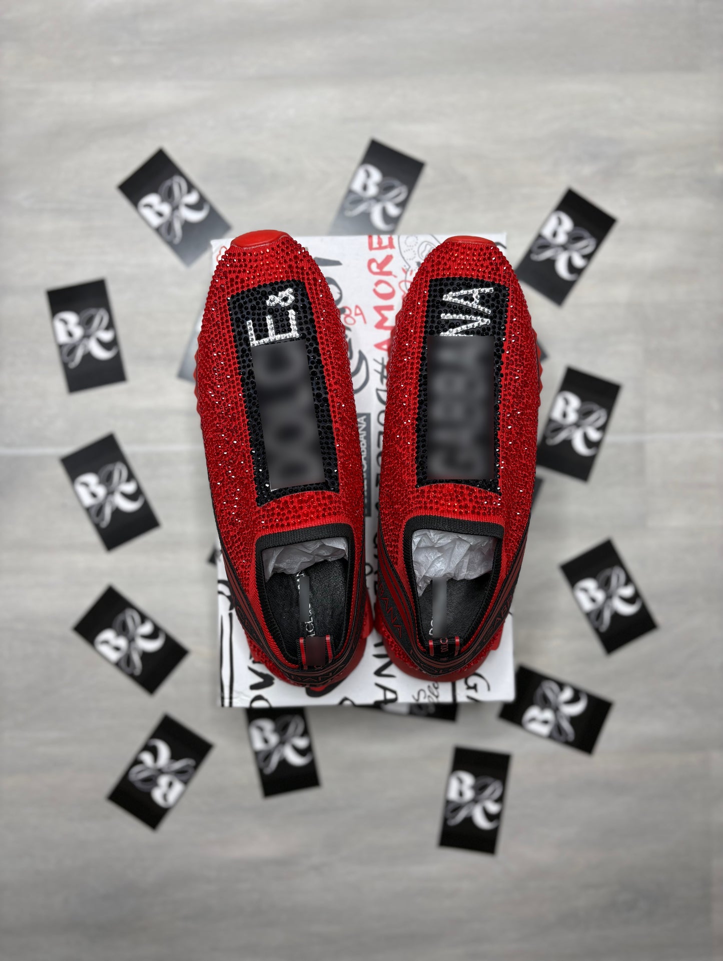 (RED) Rhinestone G&D